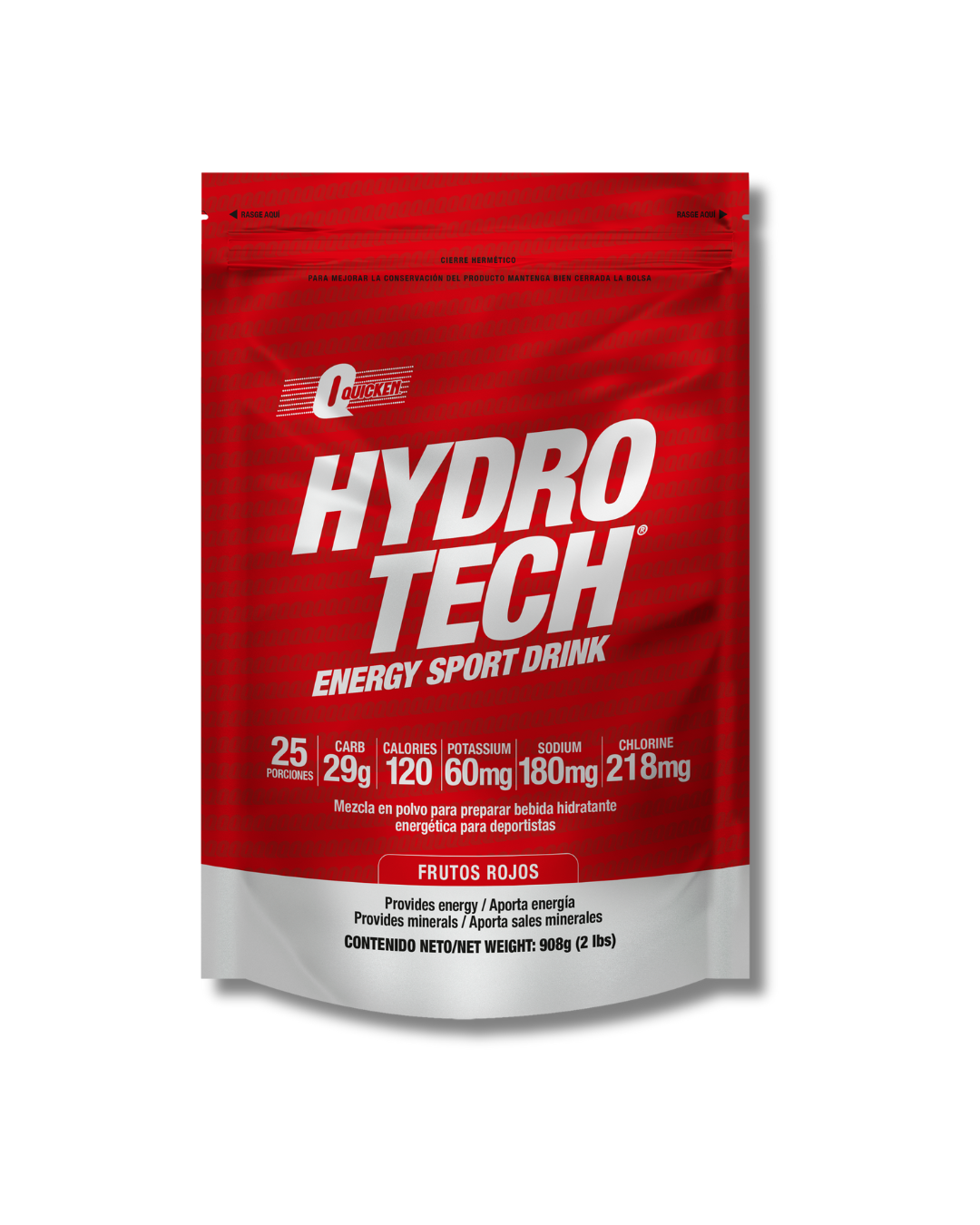 HIDRATANTE QUICKEN HYDROTECH BOLSA 908G / DIFERENTES SABORES