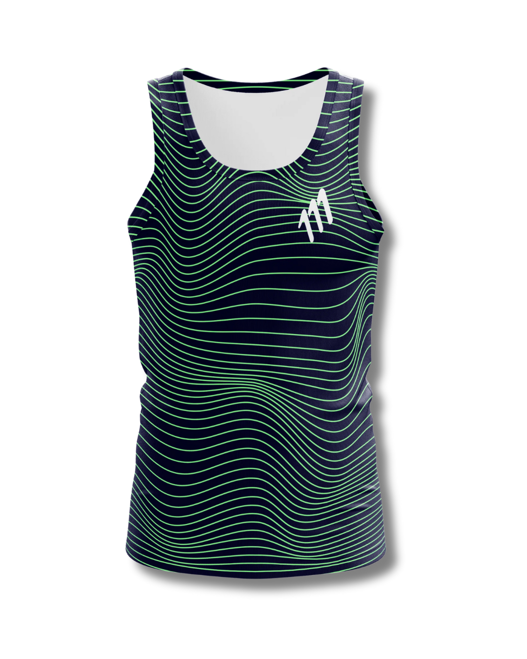 CAMISETA RUNNING 111 TANK RACER MAGNÉTICO MANGA SISA HOMBRE