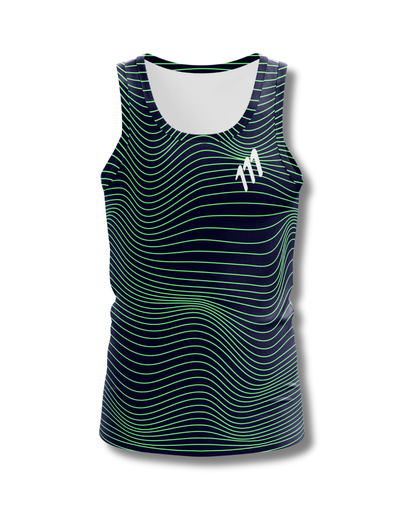 CAMISETA RUNNING 111 TANK RACER MAGNÉTICO MANGA SISA HOMBRE