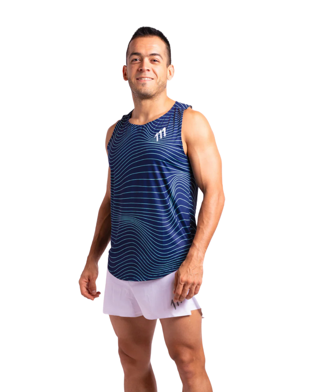 CAMISETA RUNNING 111 TANK RACER MAGNÉTICO MANGA SISA HOMBRE