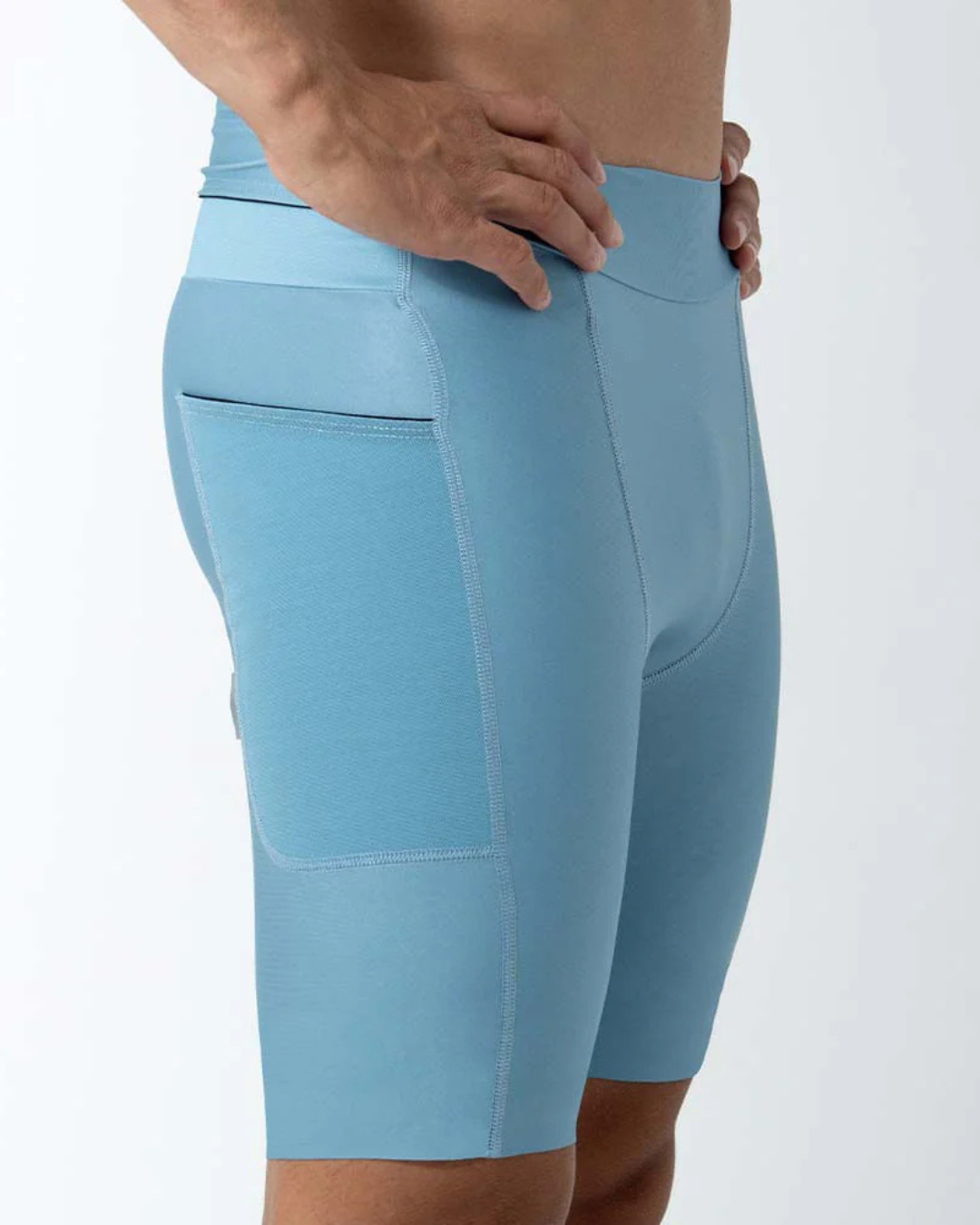 LICRA RUNNING SAFETTI TITÁN 2.0 AZUL POLVO HOMBRE