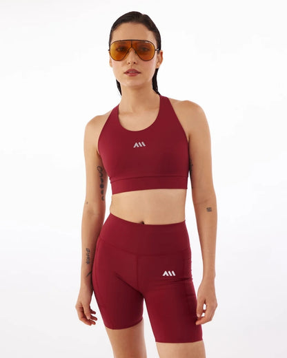 LICRA RUNNING CORTA ANONYMOUS PERFORMANCE BIKER VINO DAMA