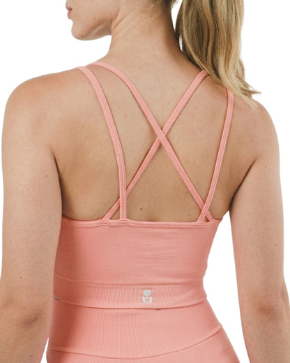 TOP RUNNING NO RULES CORE STRIVE WAVE PALO ROSA DAMA