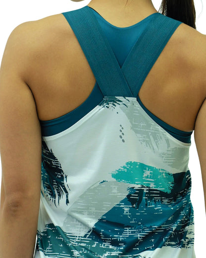 CAMISETA RUNNING 111 TANK ELITE SALMONELA MANGA SISA DAMA