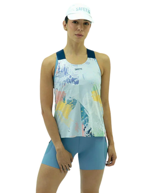CAMISETA RUNNING SPEED VEST MANGA SISA DAMA