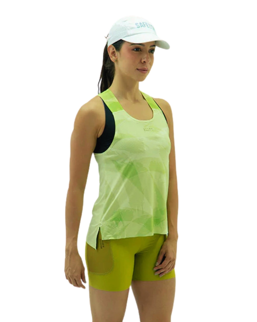 CAMISETA RUNNING MANGA SISA LEMON PARA DAMA