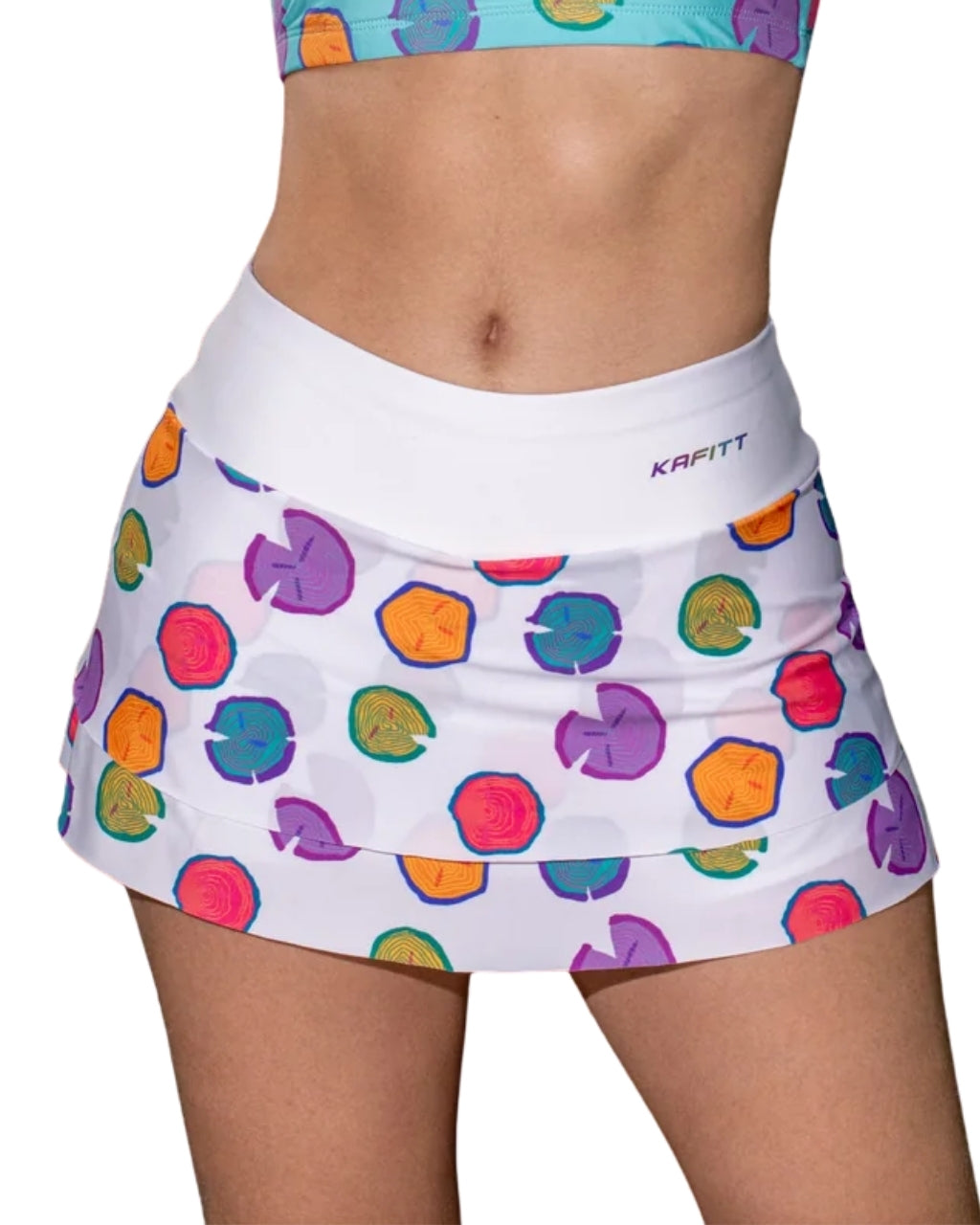 FALDA SHORT RUNNING/PADEL KAFITT COLORES DAMA