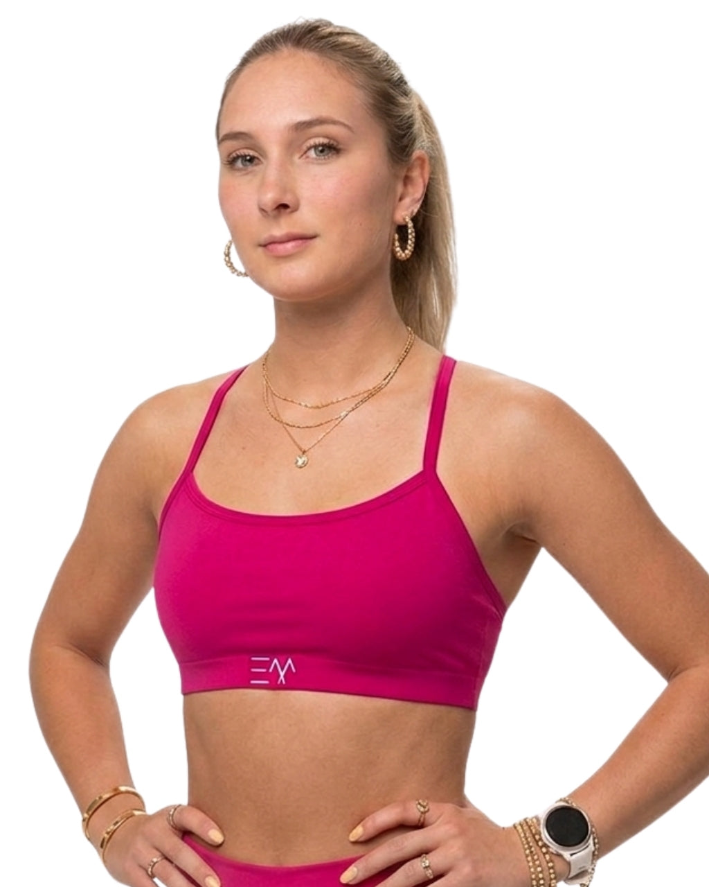 TOP RUNNING EM FUCSIA DAMA