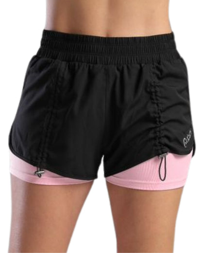 SHORT RUNNING NATIVOS CON LICRA NEGRO DAMA