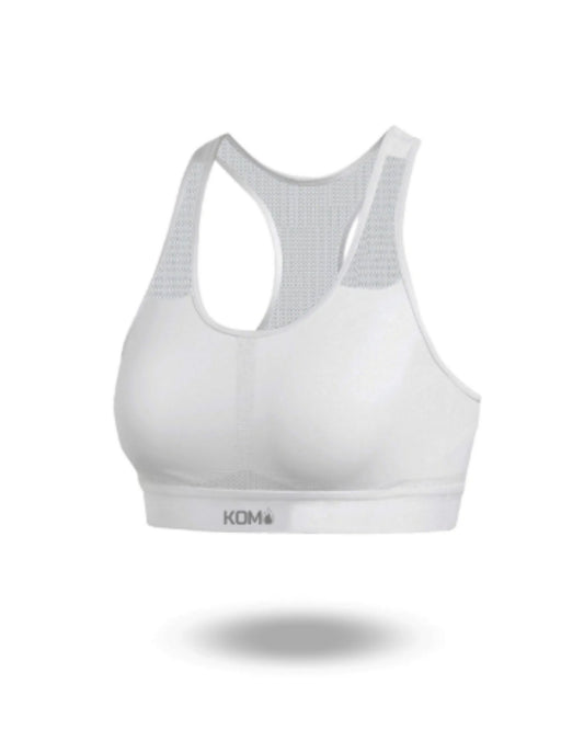 TOP KOM EN MICROFIBRA BLANCO DAMA