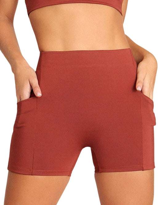 LICRA CORTA RUNNING IDROTT BOREAL TERRACOTA DAMA