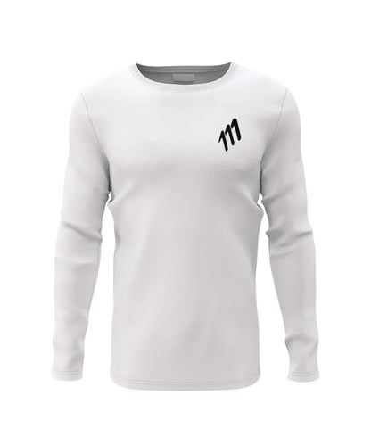 CAMISETA RUNNING 111 MANGA LARGA BLANCA HOMBRE