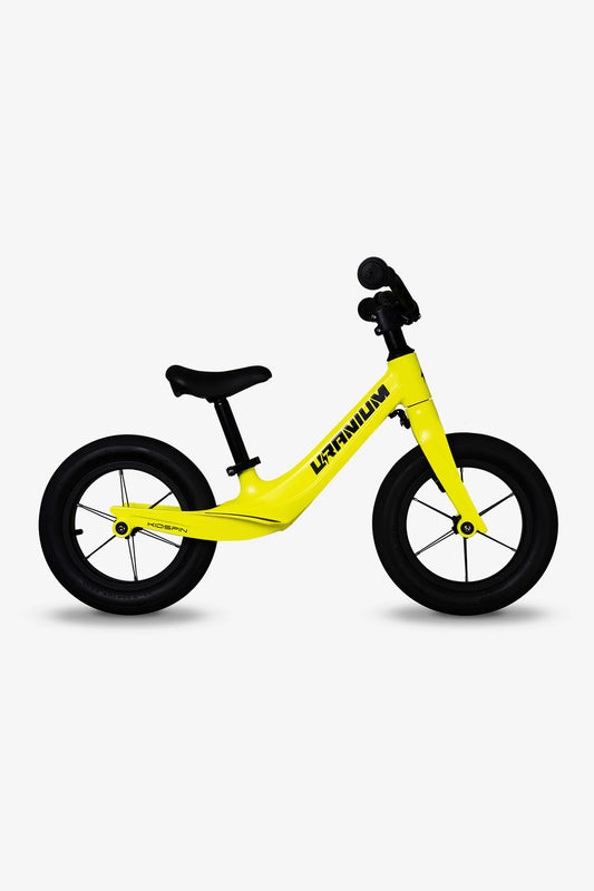 BICICLETA NIÑOS URANIUM  BALANCE AMARILLO NEON