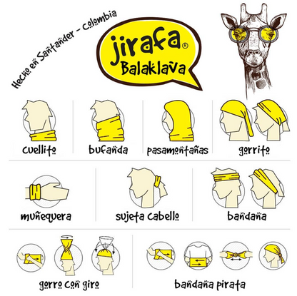 BUFF O PESCUEZO JIRAFA BALAKLAVA