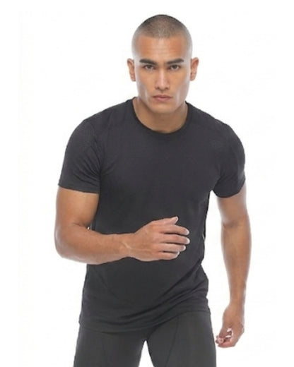 CAMISETA RUNNING NATIVOS MANGA CORTA NEGRO HOMBRE