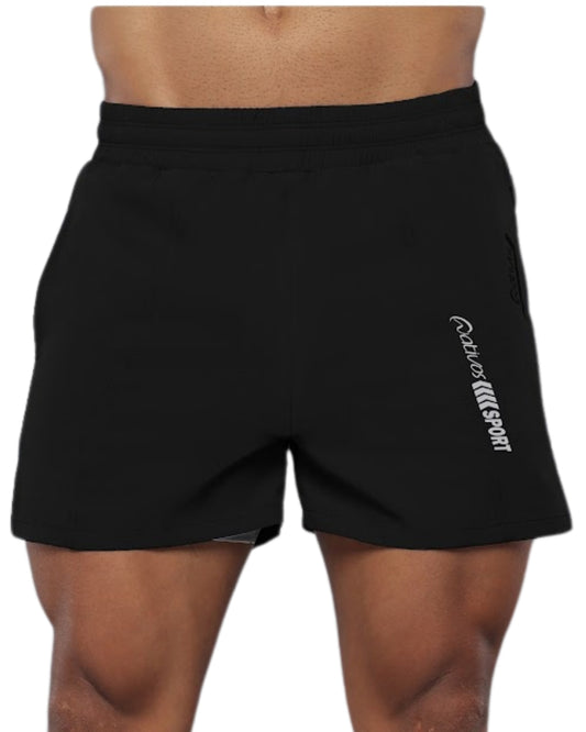 PANTALONETA RUNNING/PADEL NATIVOS NEGRO HOMBRE