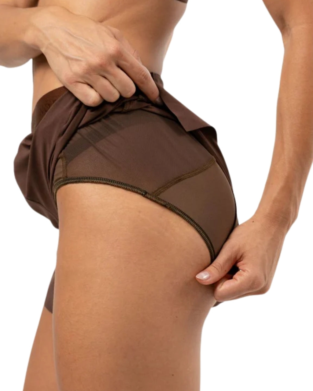 SHORT RUNNING CLASSIC NO RULES CHOCOLATE DAMA