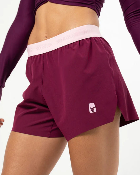 SHORT RUNNING CLASSIC NO RULES BERENJENA DAMA