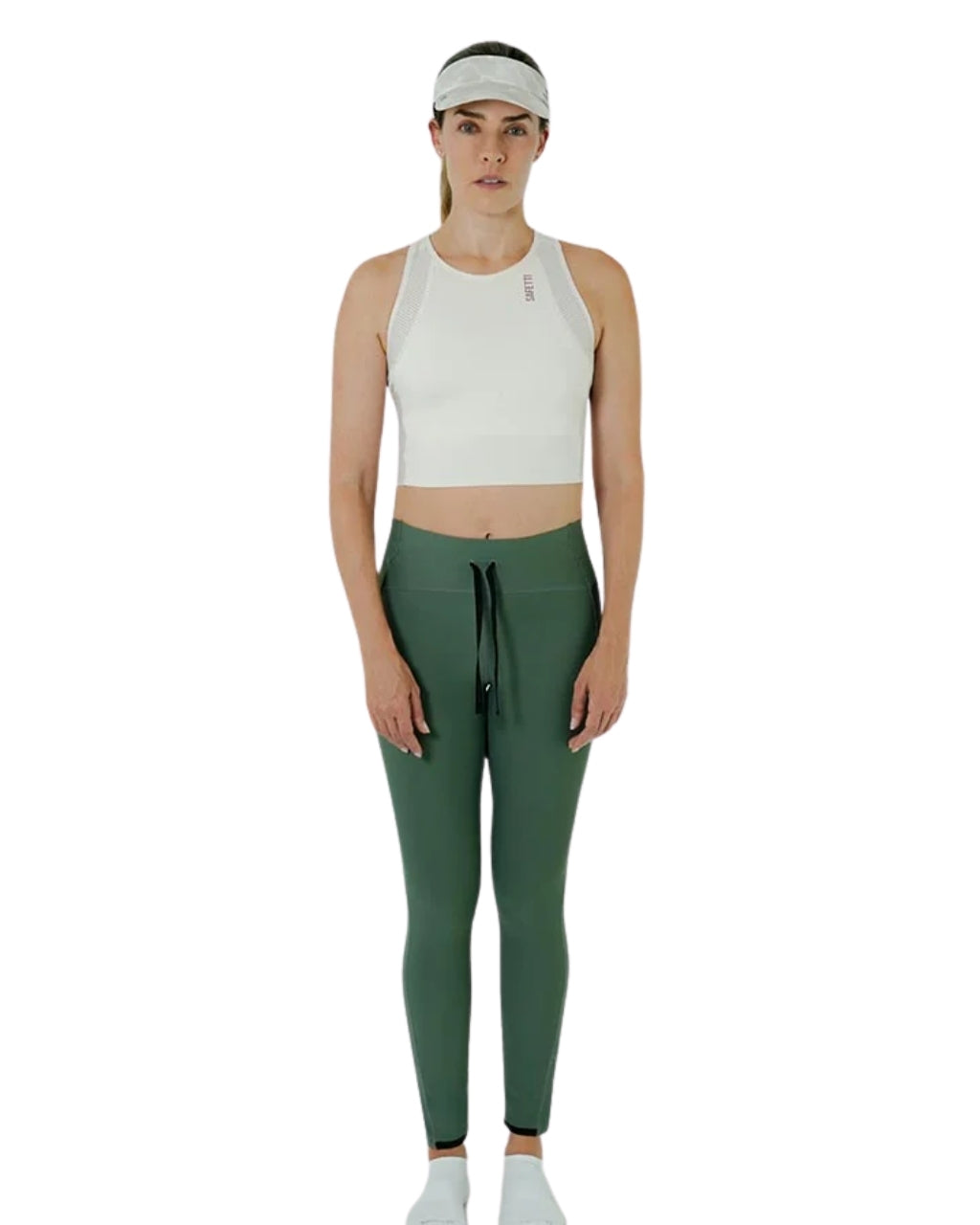LEGGINS RUNNING SAFETTI BIO ACTIVE OLIVA DAMA