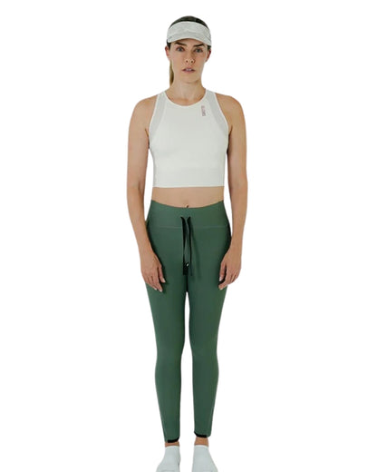 LEGGINS RUNNING SAFETTI BIO ACTIVE OLIVA DAMA
