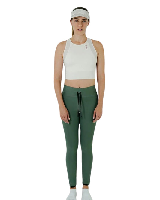 LEGGINS RUNNING SAFETTI BIO ACTIVE OLIVA DAMA