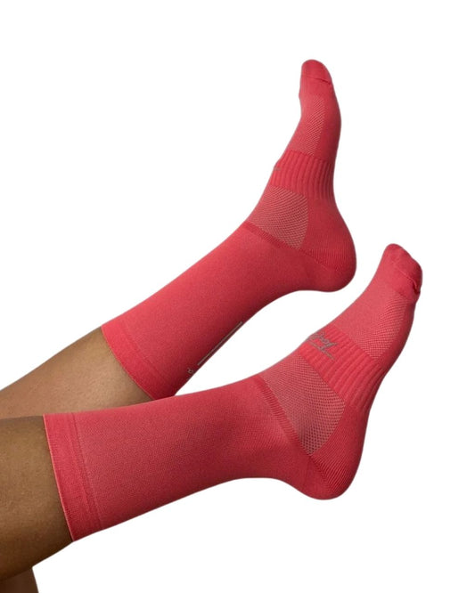 MEDIAS TABA REFLECTIVA ROJO UNISEX