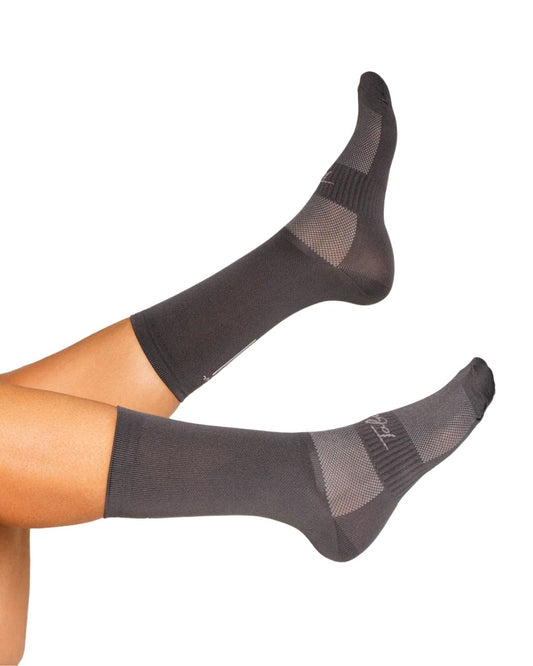 MEDIAS TABA REFLECTIVA GRIS OSCURO UNISEX