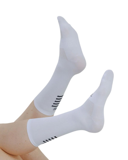 MEDIAS TABA COMPRESION LARGA BLANCA UNISEX