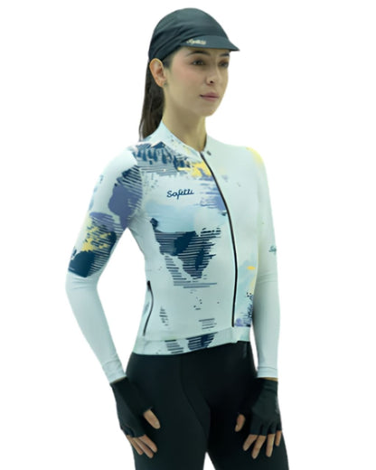 JERSEY ML SAFETTI FRACT GRIS DAMA