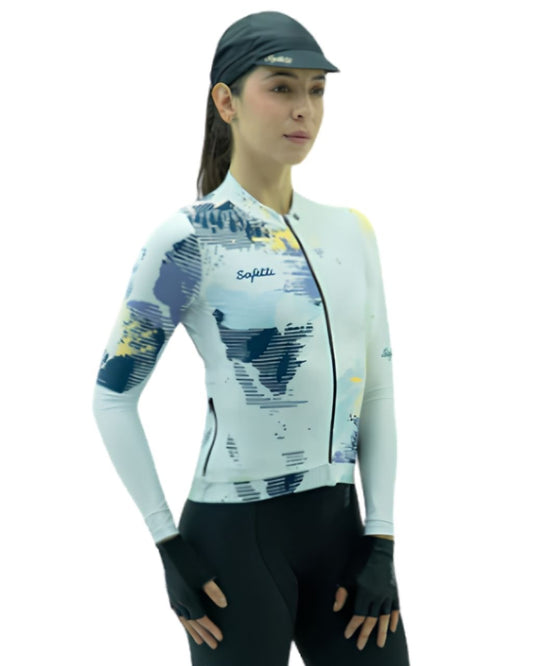 JERSEY ML SAFETTI FRACT GRIS DAMA