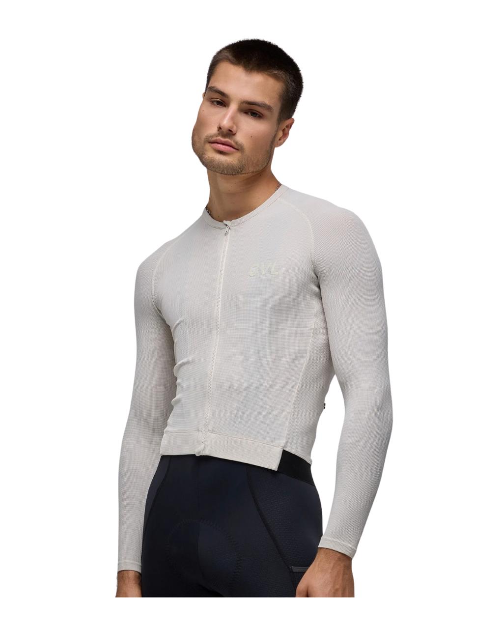 JERSEY ML GIVELO HOMBRE  MODERN CLASSIC WAFFLE LS JERSEY - MOON