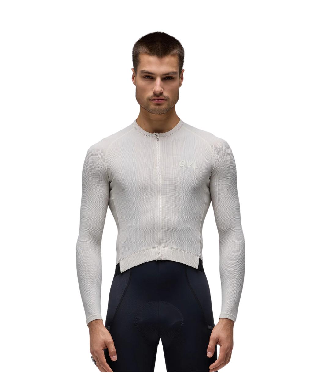 JERSEY ML GIVELO HOMBRE  MODERN CLASSIC WAFFLE LS JERSEY - MOON