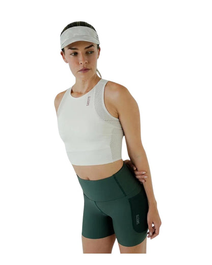TOP RUNNING/PADEL SAFETTI  POCKET IVORY DAMA