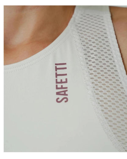 TOP RUNNING/PADEL SAFETTI  POCKET IVORY DAMA