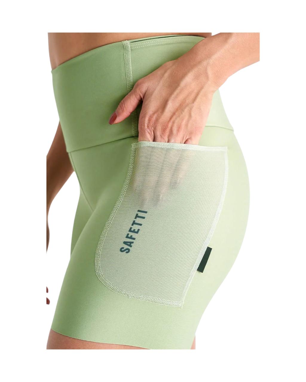 LICRA CORTA RUNNING TITÁN CUT SAFETTI STEVIA DAMA