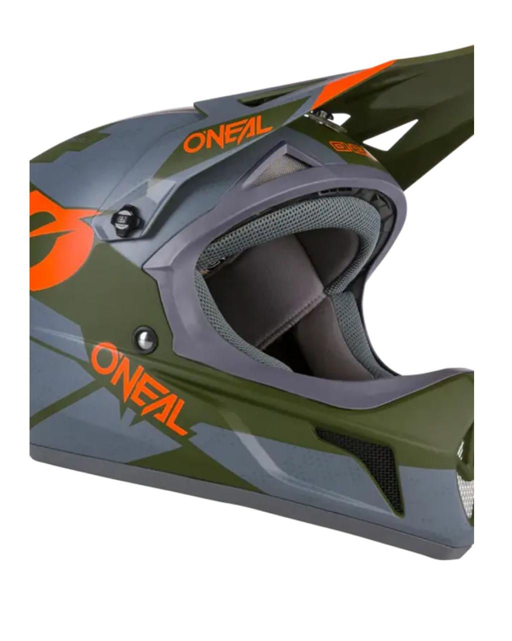 CASCO ONEAL SONUS DEFT GRIS/OLIVA/NARANJA