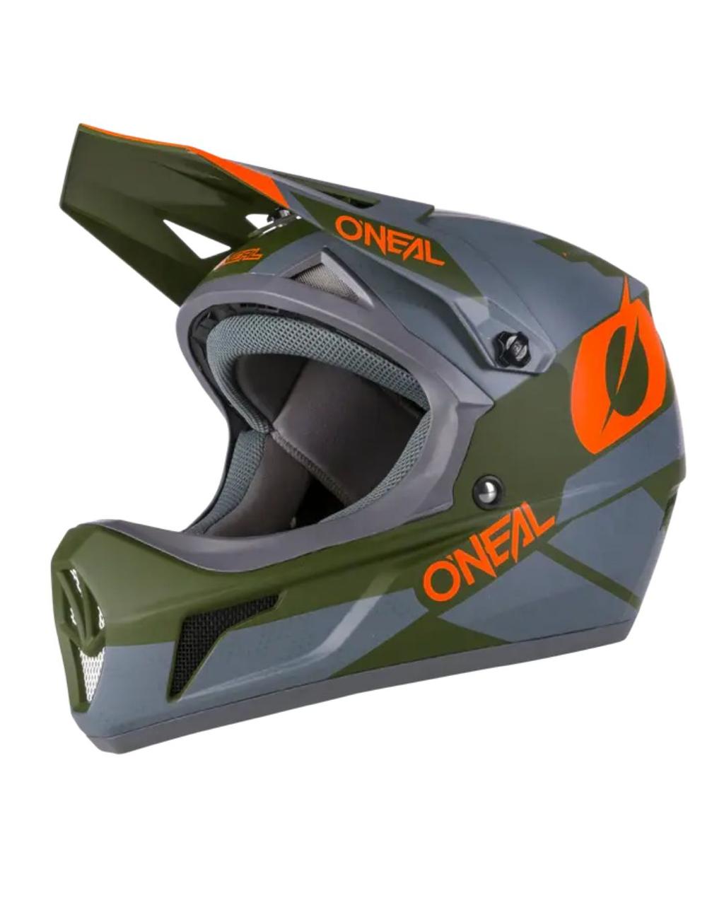 CASCO ONEAL SONUS DEFT GRIS/OLIVA/NARANJA