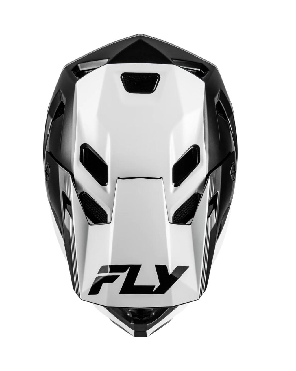 CASCO FLAY RAYCE NEGRO/BLANCO- UNISEX