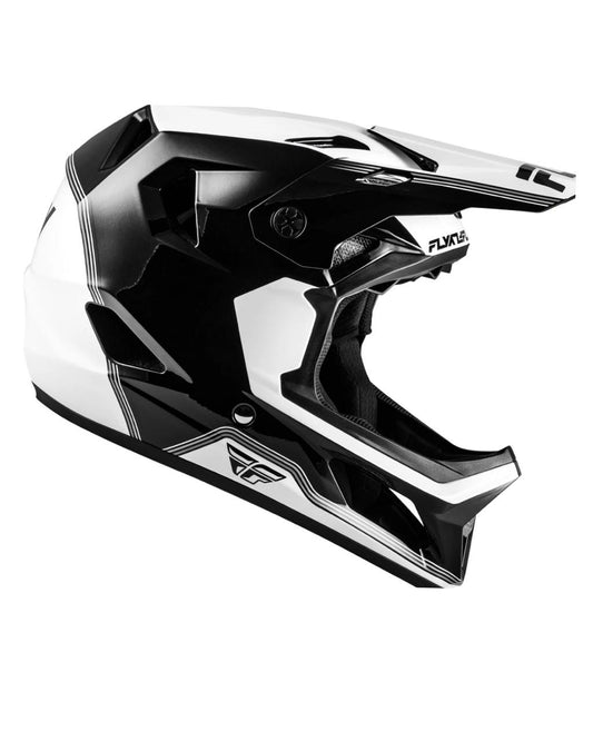 CASCO FLAY RAYCE NEGRO/BLANCO- UNISEX