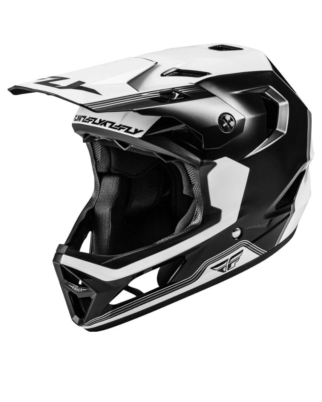 CASCO FLAY RAYCE NEGRO/BLANCO- UNISEX