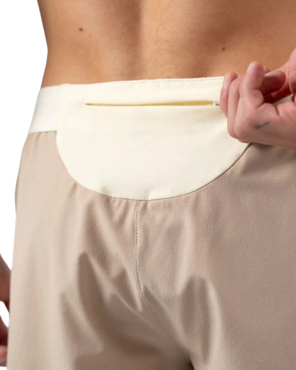 PANTALONETA RUNNING NO RULES PRO RETRO CREAM HOMBRE
