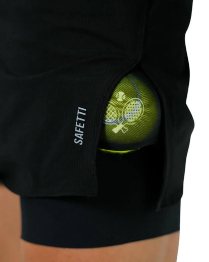 PANTALONETA RUNNING/PADEL SAFETTI BREEZE NERO NEGRO HOMBRE