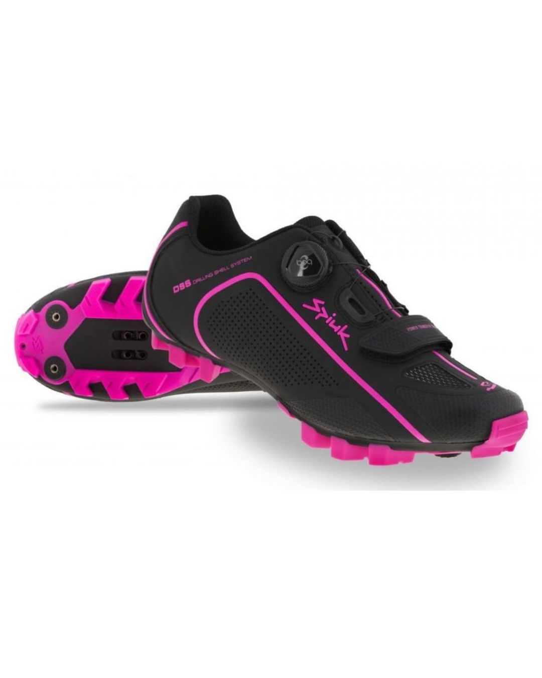 ZAPATILLA MTB SPIUK ALTUBE NEGRO/FUCSIA