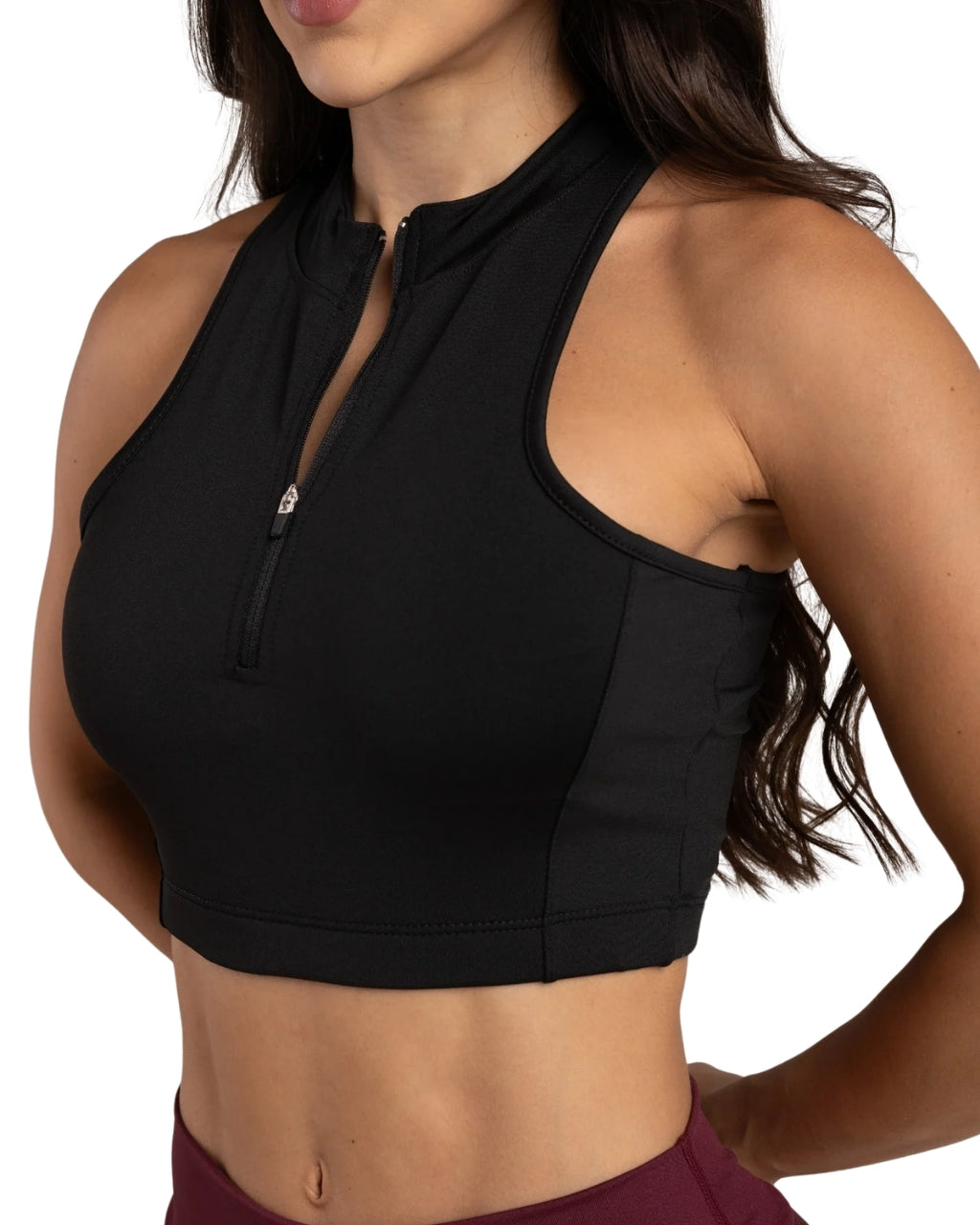 TOP RUNNING GO ACTIVE CREMALLERA NEGRO DAMA