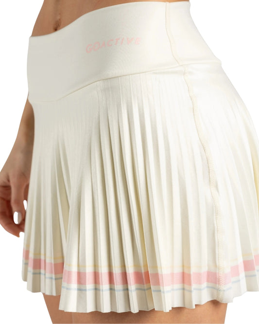 FALDA SHORT RUNNING/PADEL GO ACTIVE BEIGE DAMA