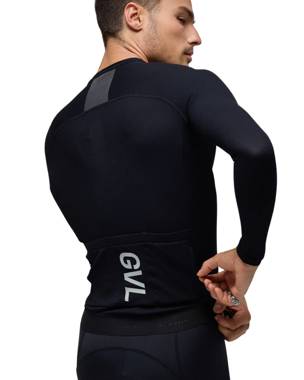 JERSEY ML GIVELO MODERN CLASSIC WAFFLE NEGRO HOMBRE