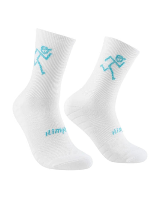 MEDIAS ILIMIT MEDIA ALTA BLANCA UNISEX
