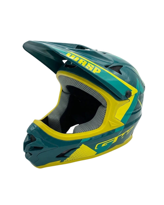 CASCO GW BMX KIDS WASP VERDE MILITAR UNISEX