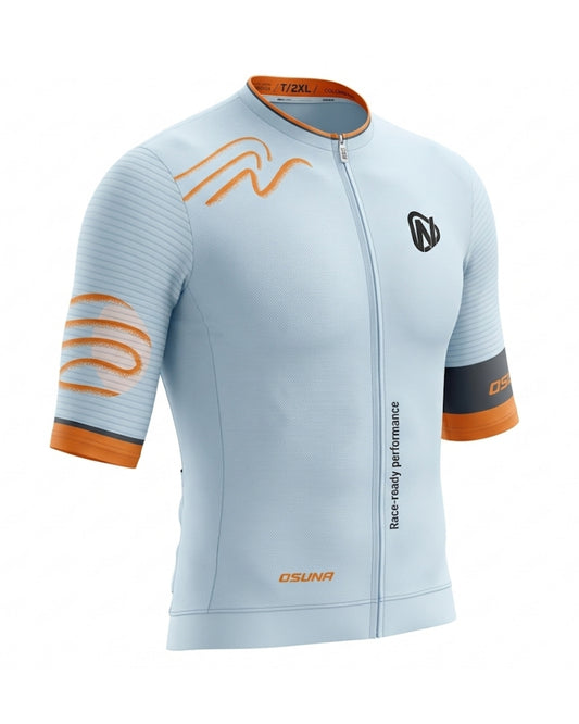 JERSEY MC NOVA AZUL - NARANJA HOMBRE