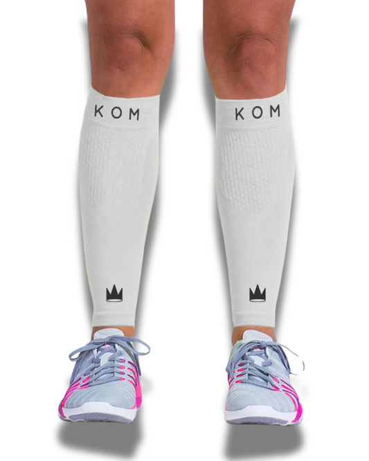 PANTORILLERAS KOM COMPRESIÓN BLANCAS UNISEX